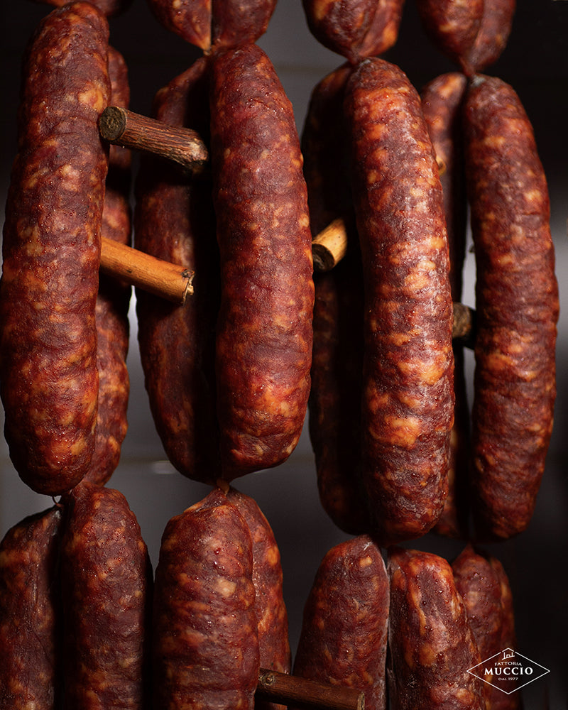 Rosso di Muccio - Confezione premium salsiccia rossa di Castelpoto piccante