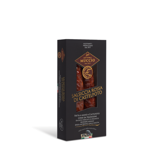 Rosso di Muccio - Premium pack of spicy red sausage from Castelpoto