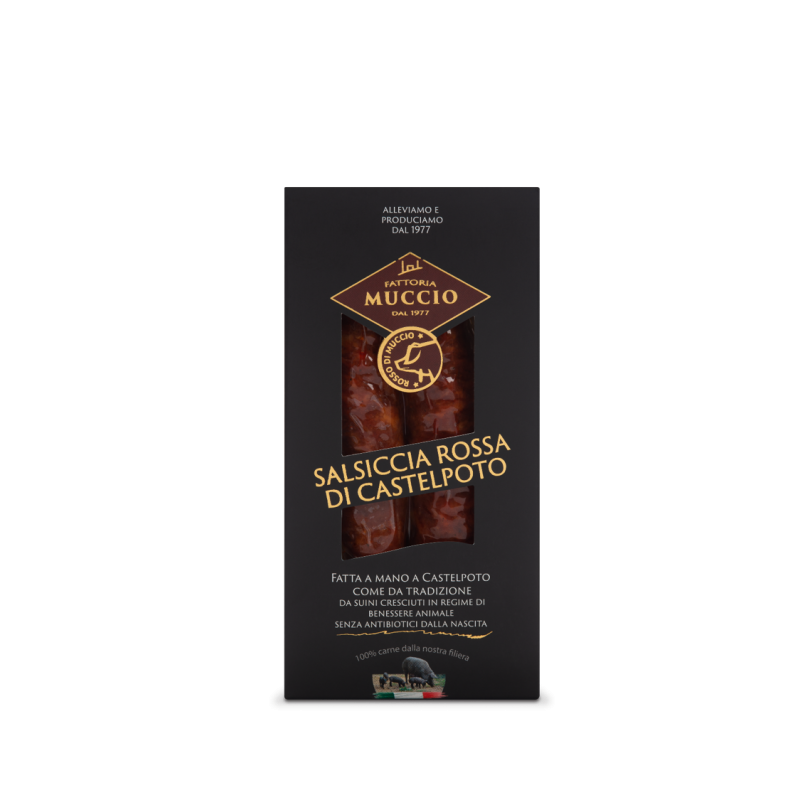 Rosso di Muccio - Confezione premium salsiccia rossa di Castelpoto dolce