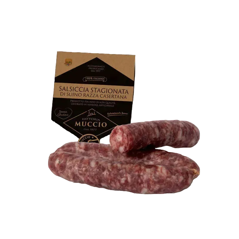 Nero di Muccio - Salsiccia stagionata di suino razza casertana